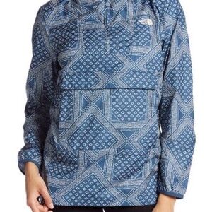 Women’s The North Face printed fanorak Blue Jacket